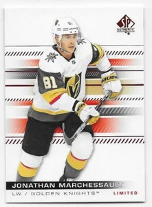 19/20 SP AUTHENTIC LIMITED RED PARALLEL Jonathan Marchessault #1 - Picture 1 of 1