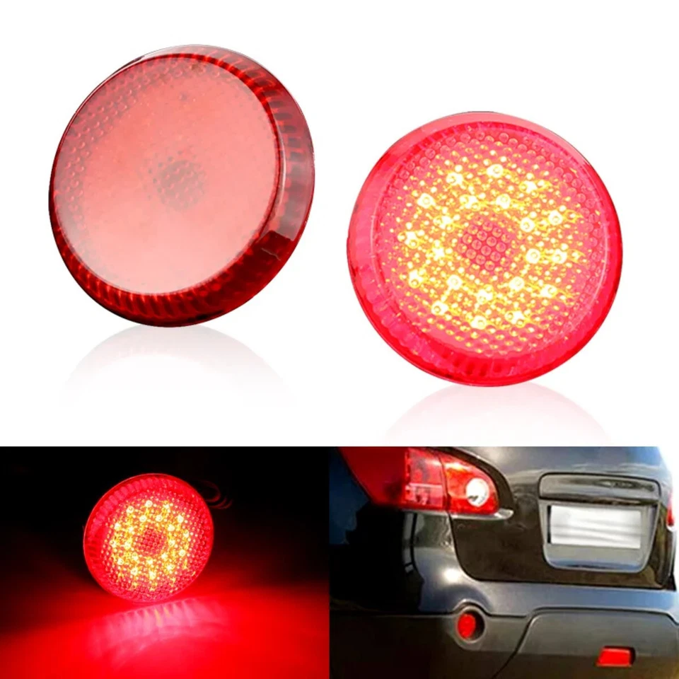 2x LED Tail Rear Bumper Reflector Lights Brake Lamp For Toyota Corolla 2007-2010 - Image 1 of 4