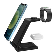 3 IN 1 Wireless Charger Charging Dock Stand for iPhone X 11 12 13 14 15 Pro Max