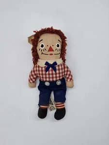 Peluche bambola piccola vintage Knickerbocker Raggedy Andy 6,50 pollici - Foto 1 di 7