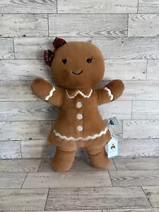 Neu mit Etikett Jellycat Amuseable Large Jolly Gingerbread Ruby 13 Zoll groß Mädchen Stofftier Plüsch - Bild 1 von 4