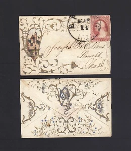 NEW HAMPSHIRE: Enfield, NH (#1) ORNATE Ladies Cover with #11 - DPO 1806-57 - Picture 1 of 1