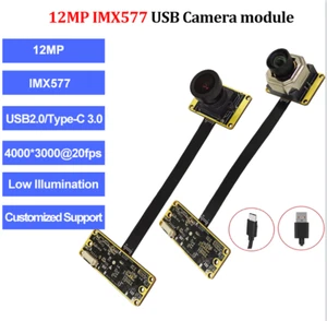 Módulo de cámara 4K 12MP IMX577 USB3.0 100 grados AF/FF tipo c UVC cámara web FPC cable - Imagen 1 de 16