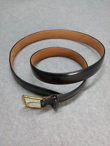 Jos. A. Bank Men's Leather Casual Belt Size L 38 Black - Picture 1 of 6