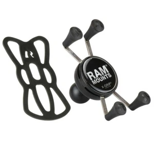 RAM Mount Universal X-Grip Cradle for iPhone X 8 7 6 with Tether RAM-HOL-UN7BU - Picture 1 of 4