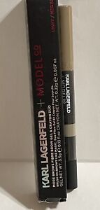 Karl Lagerfeld + Modelco More Brows Fibre Brow Gel&Crayon Duo LIGHT/MEDIUM RARE!