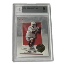 2001 Fleer Authority #141 Bobby Newcombe BGS 9 Arizona Cardinals