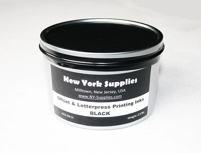 Black Offset & Letterpress Printing Ink - 2.5 lbs - Image 1 of 1