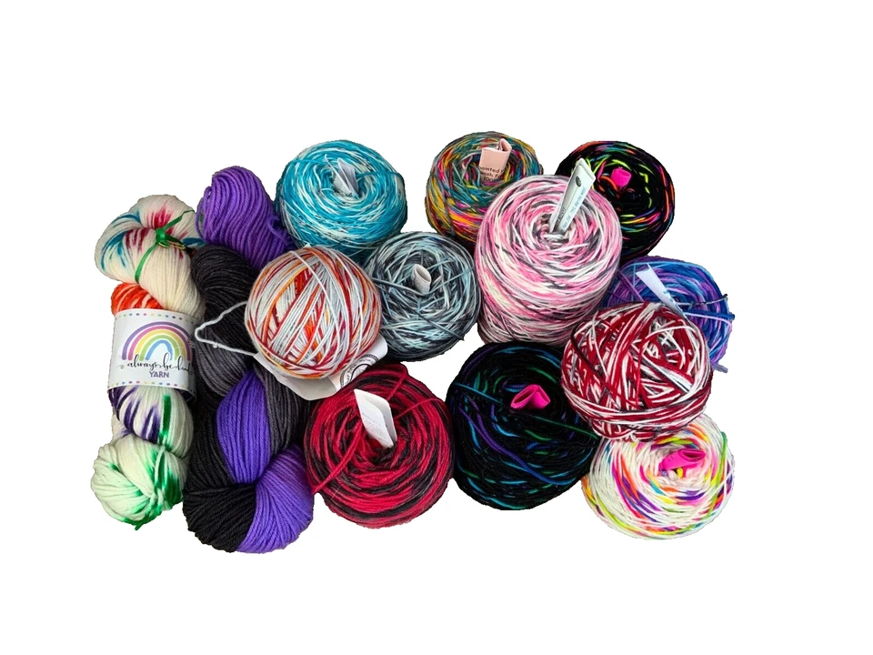 Hand Dyed Sport yarn. Merino Wool several choices   100 grams   PRICED TO SELL!! - Image 1 of 1