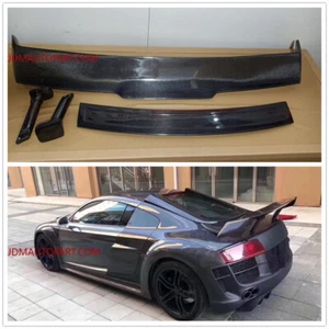 Rear Wing Spoiler Kit for Audi R8 V8 2008-2014 PPI Style Carbon Fiber - Picture 1 of 9
