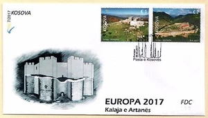 Kosovo Stamps 2017. Europa CEPT, Castles, Fortresses. FDC Set MNH. - Picture 1 of 1