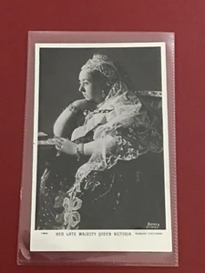 PC PHOTO ROYALE VRAIE DÉBUT 1900 - SA DÉFUNTE MAJESTÉ REINE VICTORIA - J BEAGLES - Photo 1 sur 1