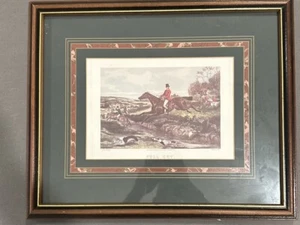 "Full Cry" William Joseph Shayer Fox Hunt Painting CR Framed 17.25 X14.50 - Picture 1 of 3