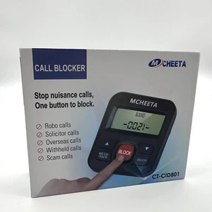 Call Blocker for landline Phones, Caller id Box Landline Device with Blacklist, - Afbeelding 1 van 2