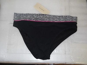 Profile By Gottex New Womens Black Size 12 Bikini Bottom Bathing Suit - Picture 1 of 3