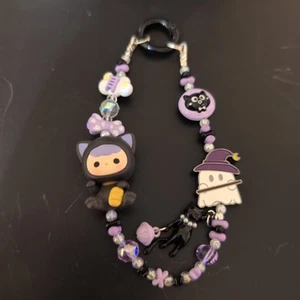 New Authentic Pop Mart Dimoo Pucky Cute Keychain Phone Charm Handmade Halloween - Zdjęcie 1 z 10