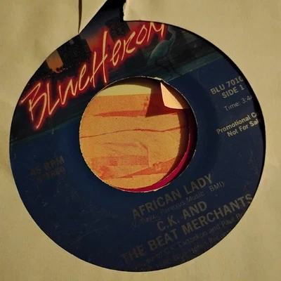C.K. and the BEAT MERCHANTS: African Lady / Yamose 45 AFRICAN BOOGIE FUNK HEAR! - Image 1 of 2