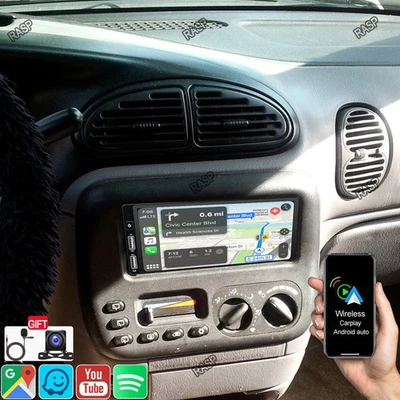 4+64G Car Stereo Radio Carplay Android For Chrysler Town & Country 1990-2000 GPS - Image 1 of 4