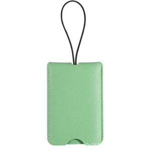 PU Leather Luggage Tag Name ID Address Tags Suitcase Luggage Tag Solid Color _SE - Picture 1 of 20