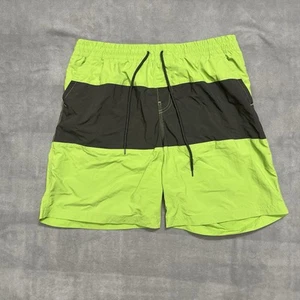 Pantalones Cortos de Natación Columbia Omni Shield Forrados Talla Grande Verde Negro Cordón  - Imagen 1 de 5