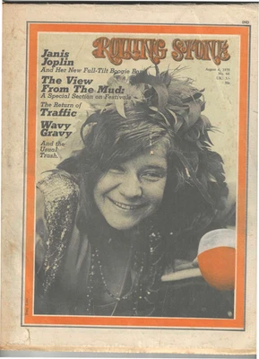 Rolling Stone Magazine # 64, August 6 1970 , Janis Joplin, Traffic, Festivals - Image 1 of 2
