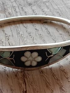 Taxco Silver plated Opal Mexico Braclet Vintage Rare - Bild 1 von 3