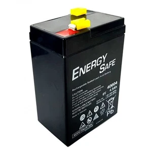 Batería De Plomo Recargable Hermética AGM VLRA 6V 4,5Ah Uso Cíclico Y Standby - Imagen 1 de 2