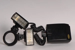 Olympus OM T28 Macro Twin Flash + T Power Control 1 (¡excelente estado!) - Imagen 1 de 18