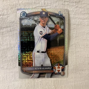 Kevin Alvarez Houston 2025 Bowman Chrome 1° Bowman Chrome Mojo & Laser - Foto 1 di 4