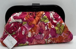 Vera Bradley Mille Vintage Rose Clutch Handbag 10666-410 - Picture 1 of 14