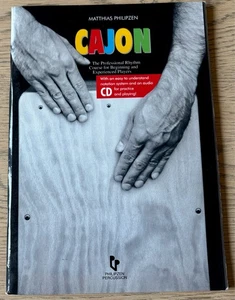 MATTHIAS PHILIPZEN CAJON PROFESSIONAL RHYTHM COURSE MUSIC BOOK +CD 2005 GERMANY - Picture 1 of 8
