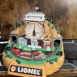 Lionel 100th Anniversary Limited Edition Train Station Alarm Clock W/Train READ - Picture 1 of 4