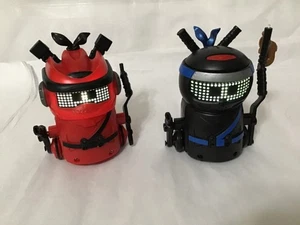 Spinmaster Ninja Bots battling robots red & black electronic toys - Picture 1 of 5