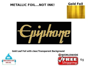 Epiphone Gitarre Aufkleber Folie Wasserrutsche Kopfplatte Restauration Logo 6g - Bild 1 von 1