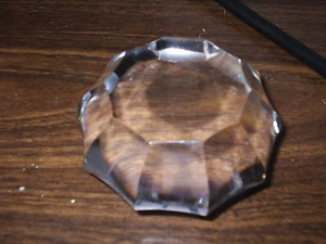 Kristall Briefbeschwerer, 10-seitig, 3" Durchmesser - Bild 1 von 2