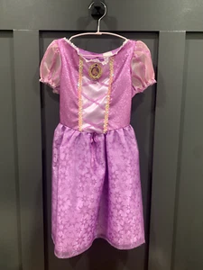 Vestito Disney Principessa RAPUNZEL Viola Scintillante Taglia 4-6X - Foto 1 di 4