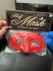 Forum Adult Fabric Half Mask Red Domino Halloween Costume Accessory
