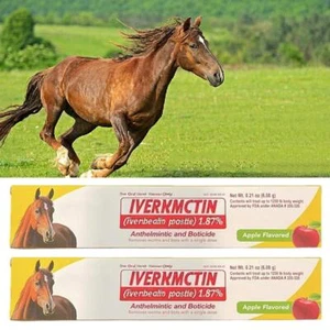 Desparasitante de caballo en pasta - sabor manzana caducidad 3 AÑOS DE - Imagen 1 de 8