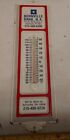 Vintage Bernville Bank Shartlesville PA Advertising Metal Thermometer