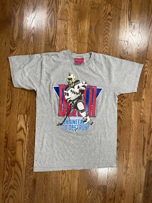 Mishka T Shirt New York Rangers Hockey Engineered To Destroy Skull Mens Size S - Image 1 of 4