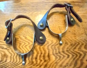 Kugelknopf Sporen mit Riemen 3,25" über breiteste Stelle - Bild 1 von 6