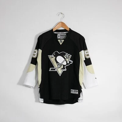 Camiseta deportiva de hockey Reebok de los Pittsburgh Penguins juvenil L/XL - #58 Letang NHL hockey Foto 1 de 4