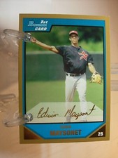 2007 Bowman Prospects Gold Baseball Card  #BP33 Edwin Maysonet    (91513)