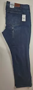 Pantalones de mezclilla azules elásticos rectos Reserve para hombre talla 48 nuevos con etiquetas - Imagen 1 de 10