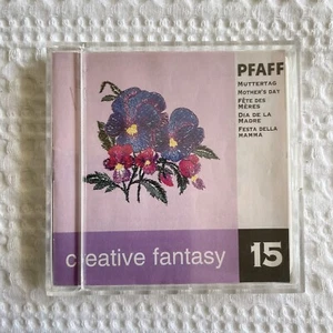 PFAFF Creative Fantasy Embroidery Designs Card #15 MOTHERS DAY Cartridge HTF - Picture 1 of 10