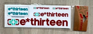 E*thirteen Race Handlebar Decal Set - Picture 1 of 1