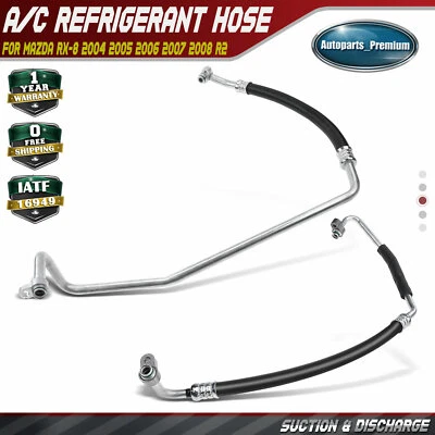 Conjunto de línea de succión y descarga de aire acondicionado para Mazda RX-8 2004 2005 2006-2008 R2 1,3 L Foto 1 de 4