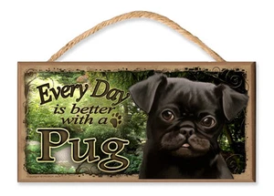 Every Day is Better with a (Pick Your Dog Breed) Wooden Dog Sign (Garden Theme) - Picture 1 of 24