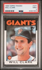 1986 Topps Traded #24T Will Clark - PSA 9 MINT - RC ROOKIE - Picture 1 of 1