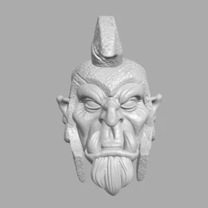 Orc Warrior v4 cabeza personalizada para Mythic Legions y otras figuras de acción de fantasía - Imagen 1 de 2